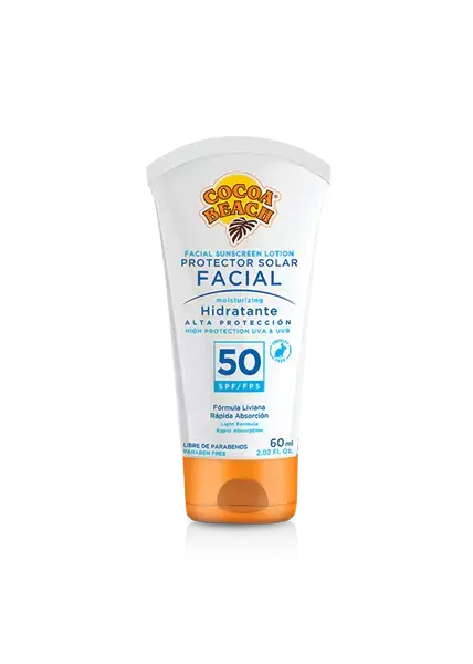 COCOA BEACH PROTECTOR SOLAR FACIAL FPS 50 X 60 ML - comprar online