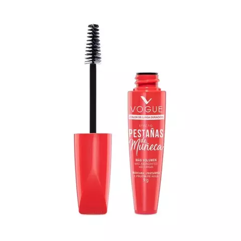VOGUE MASCARA DE PESTAÑAS EFECTO MUÑECA WATERPROOF NEGRO