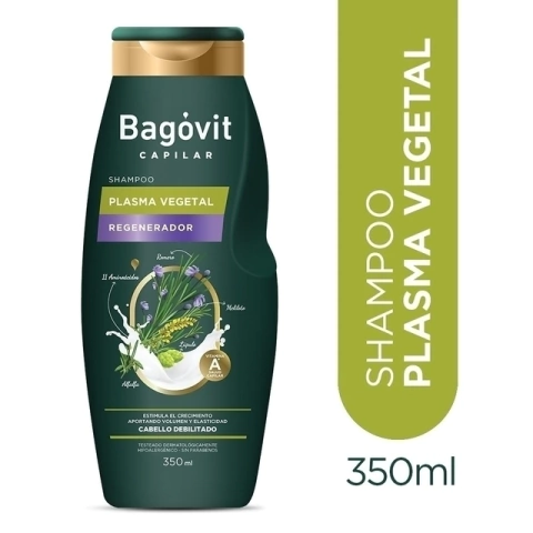 BAGOVIT SHAMPOO PLASMA VEGETAL X 350 ML
