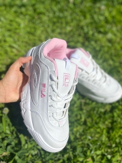 FILA BLANCA CON ROSA IMPORTADA - comprar online