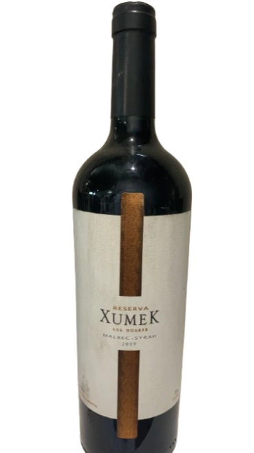 XUMEK SOL HUARPE RESERVA BLEND DE MALBEC SYRAH 2009