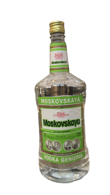 Vodka Genuina Moskovskaya Botella plastica X 1,750 L