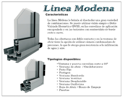 VENTANA 60X40 MODENA CORREDIZA en internet