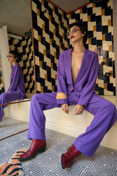 Pantalon Classic Munay Violeta