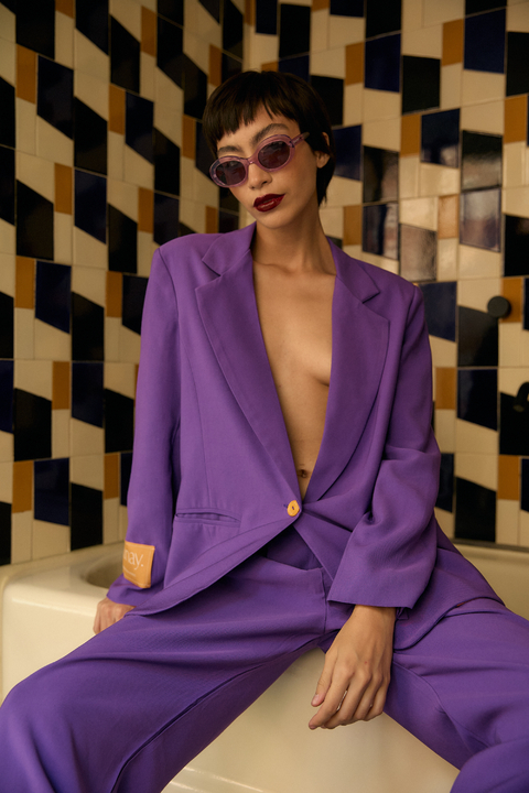Saco Classic Munay Violeta