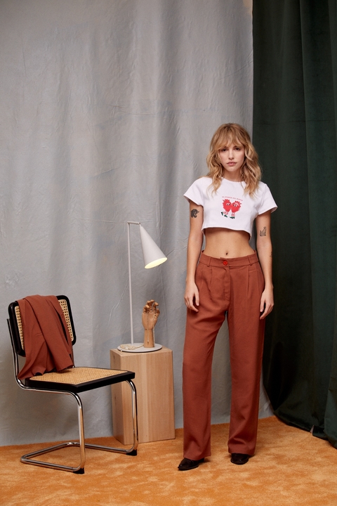 Pantalon Classic Munay Marron