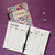 Agenda Semanal CON Franja Horaria Floral - comprar online