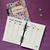 Agenda Semanal CON Franja Horaria Floral - Hecho con amor