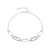 pulsera LINKS SILVER- Plata 925 y microopave- 17cm + 3 cm de extensor - Chloe Jewerly