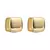 aros huggies SQUARE GOLD- 10mm- Plata con baño en oro 18k - comprar online