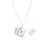 Conjunto LETTER- plata 925 importada- 42cm + 3cm de extensor - Chloe Jewerly