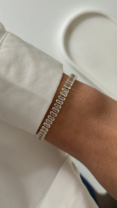 Pulsera GONET GOLD- 18cm- Acero dorado
