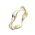 anillo CURLY GOLD- plata con baño en oro - comprar online