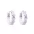 aros huggies SPRING- 12mm- plata 925 (aptos para niñas) - tienda online