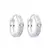 aros huggies BRILLI SQUARE - 12mm- Plata y circones en internet