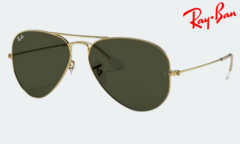 Aviator Dorado Negro - RB3025 - comprar online