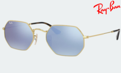 RayBan Octagonal Azul Espejado - RB3556 - comprar online