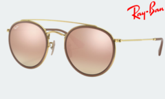 Round Double Rosa Espejado - RB3647 - comprar online
