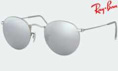 Round Metal Plateado espejado - RB3447 - comprar online