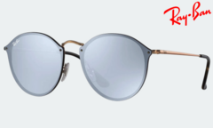 Blaze Round Celeste espejado - RB3574 - comprar online