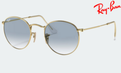 Round Metal Dorado Azul degradé - RB3447 - comprar online