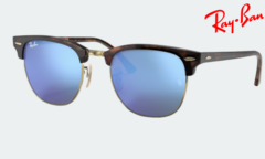 Clubmaster Carey Azul Espejado- RB3016 - comprar online