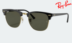 Clubmaster Dorado Negro - RB3016 - comprar online