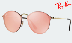 Blaze Round Dorado Rosa espejado - RB3574 - comprar online
