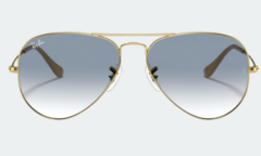 Aviator Dorado Azul degradé - RB3025 en internet