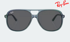 Bill Azul transparente gris liso - RB2198 en internet