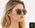 Imagen de Round Double Dorado Negro - RB3647
