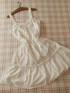 Vestido camponesinha branco - Brechó de Porcelana