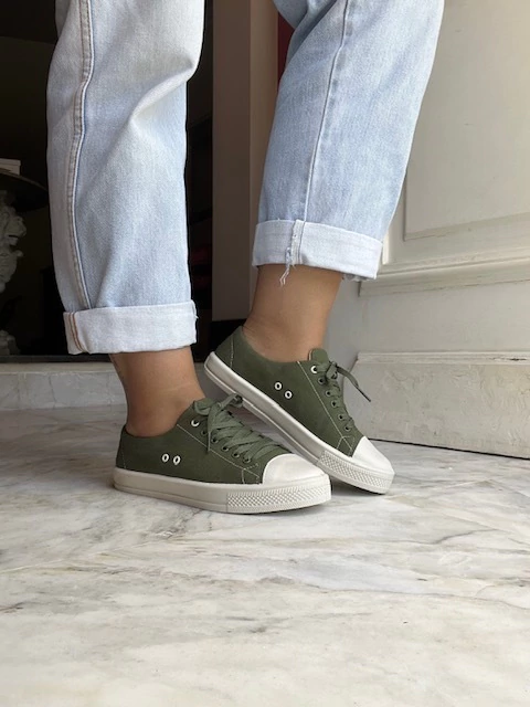 Tênis Maya Verde Militar