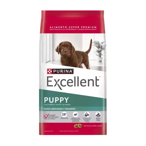 PURINA EXCELLENT CACHORRO RAZA MED Y GDE 3KG