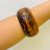 Bracelete Acrílico Marmorizado Marrom - loja online