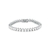 Pulseira Riviera Ródio Branco 03 Pontas - Ellen Rode Semijoias
