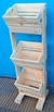 VERDULERO / ORGANIZADOR 3 CANASTOS MOVIBLES/ CAJON MACETERO X3