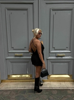 SLIP DRESS AYLA CURTO PRETO na internet
