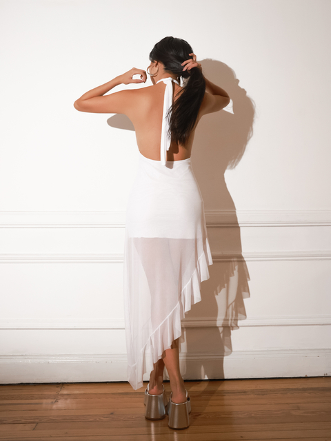 VESTIDO VERANO TULE BRANCO