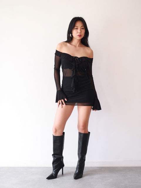 VESTIDO MORGANA PRETO