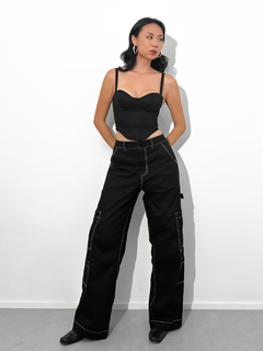 CALÇA CARGO ANITA PESPONTO