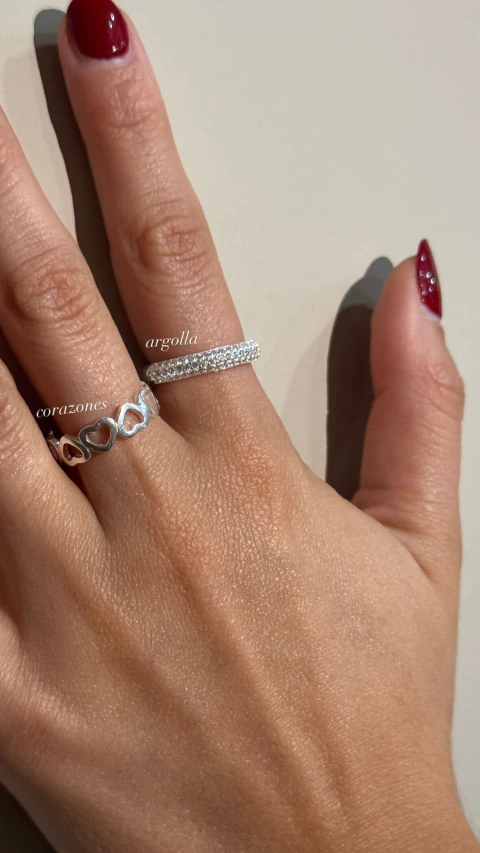 Anillo corazones (ANPL174)