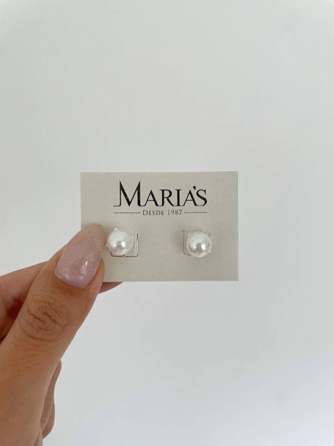 Perlas 8mm engarzada - par (PER8EN)