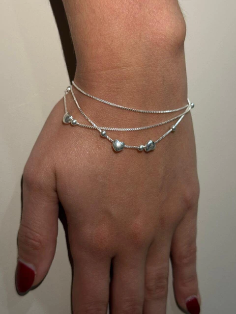 Pulsera Corazon Triple (PLCOTRI)