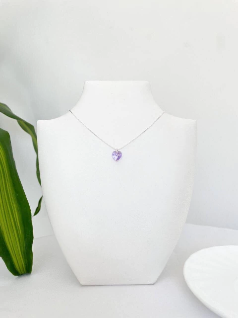 Collar Heart SW lila (CPCOCRLI)