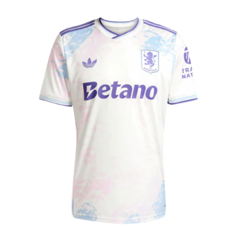 Camisa Aston Villa II 2025/2026 Branca - Masculina Torcedor