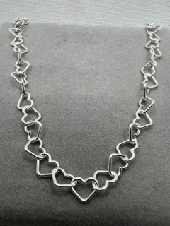 Choker pesada corações maiores . - carlapenteadopratas