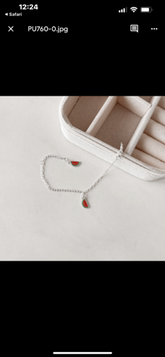 Pulseira de bebê melancia . - comprar online