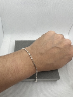 Pulseira elo alongado unissex. - comprar online