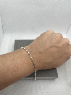 Pulseira elo alongado unissex. - comprar online